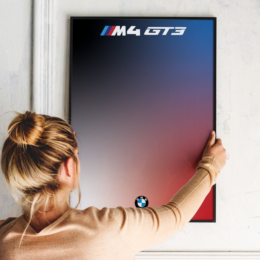 BMW M4 GT3 EVO Display Background | LEGO 42226 Frame Poster | Custom Motorsport Art