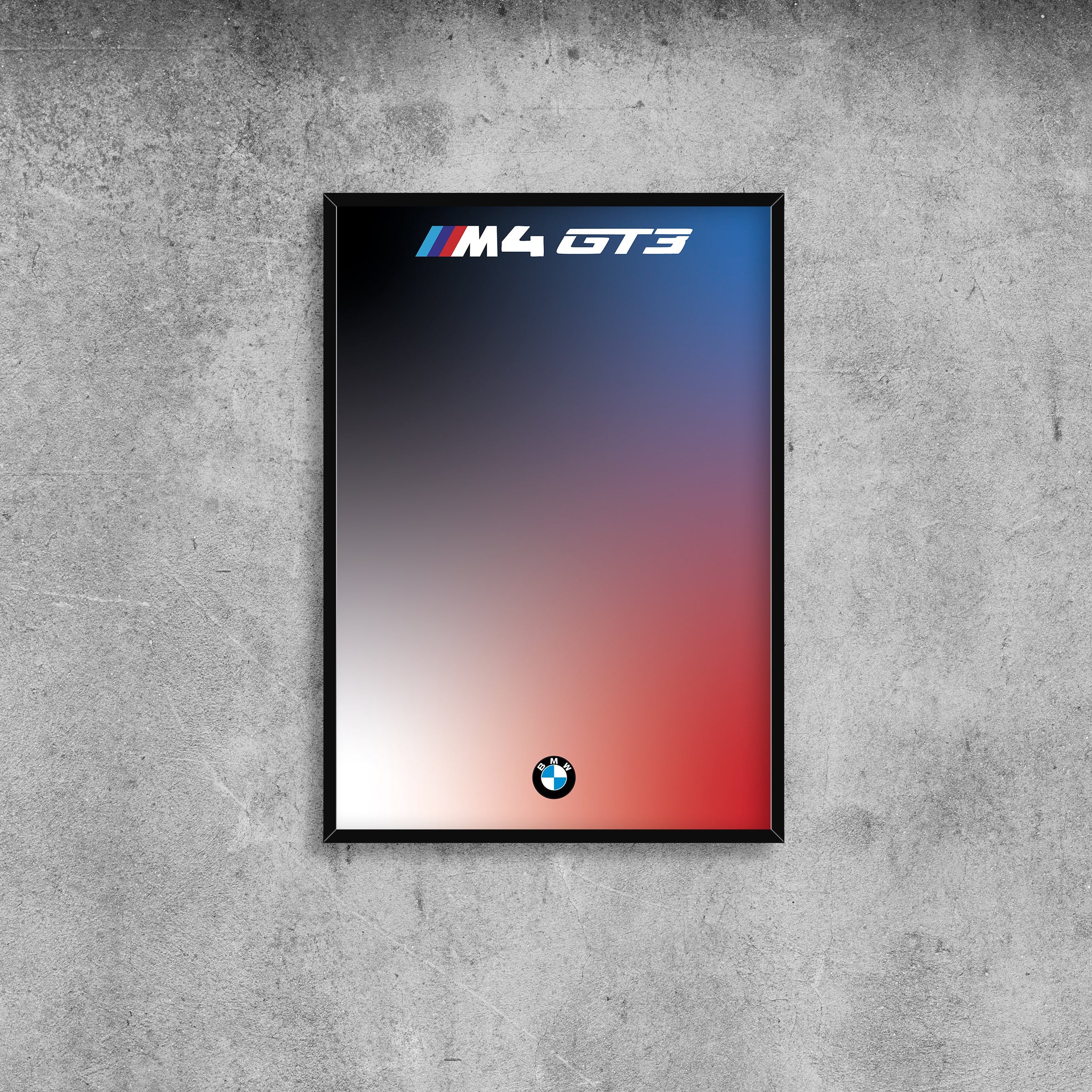 BMW M4 GT3 EVO Display Background | LEGO 42226 Frame Poster | Custom Motorsport Art