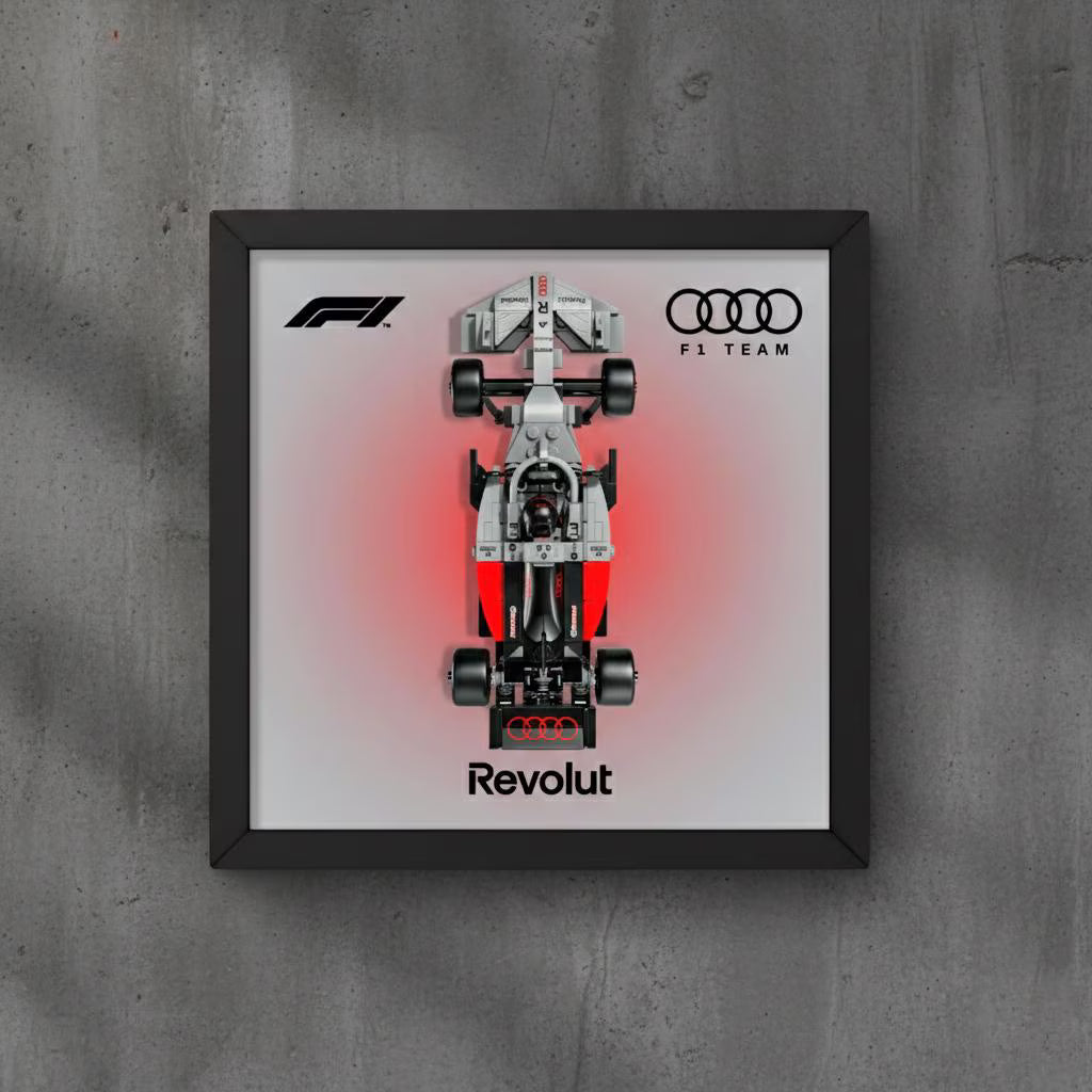 Audi F1 Poster 30x30cm | Speed Champions Display Digital Download Wall Art