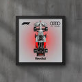 Audi F1 Poster 30x30cm | Speed Champions Display Digital Download Wall Art