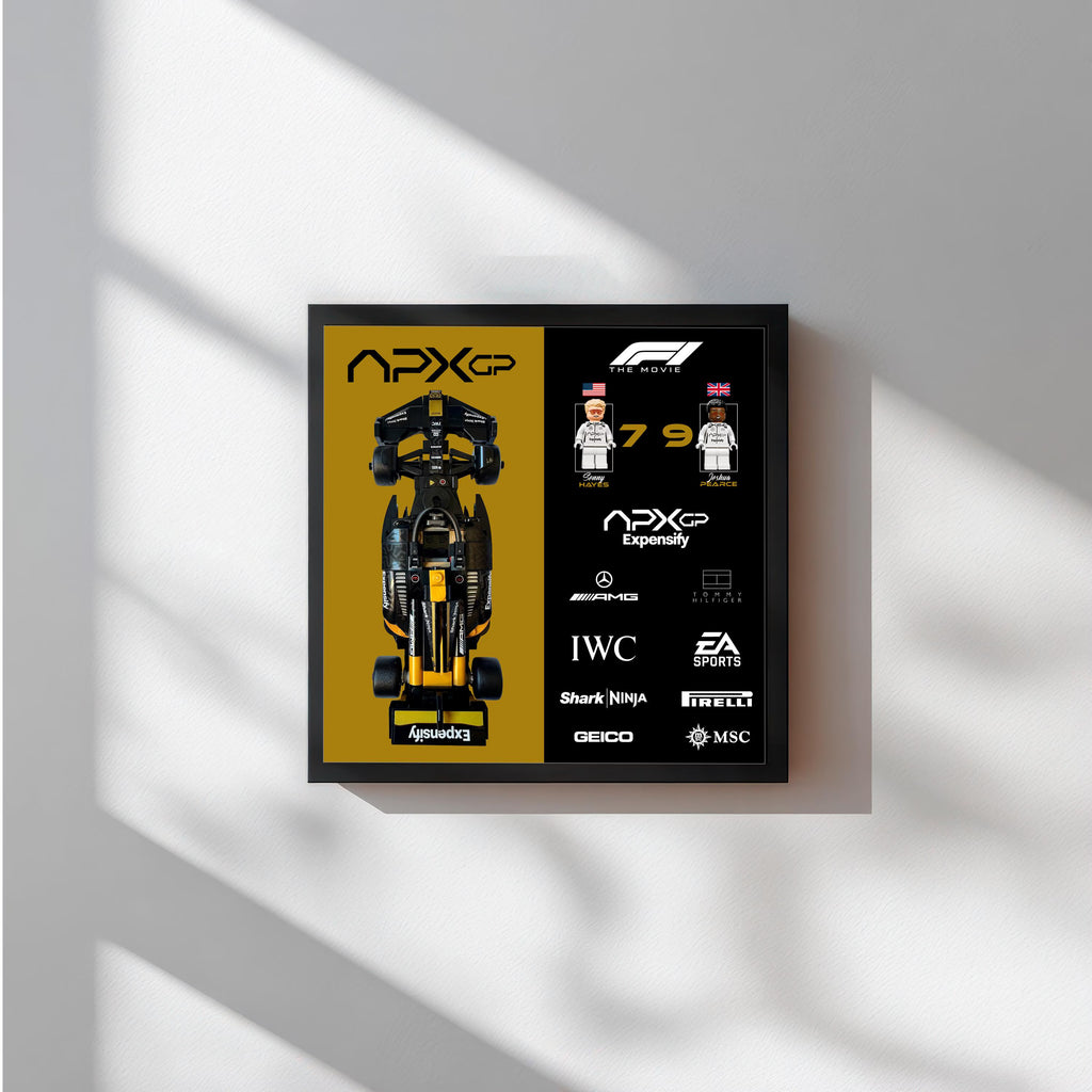 APXGP F1 Speed Champions Poster 30x30cm | Digital Download Racing Wall Art