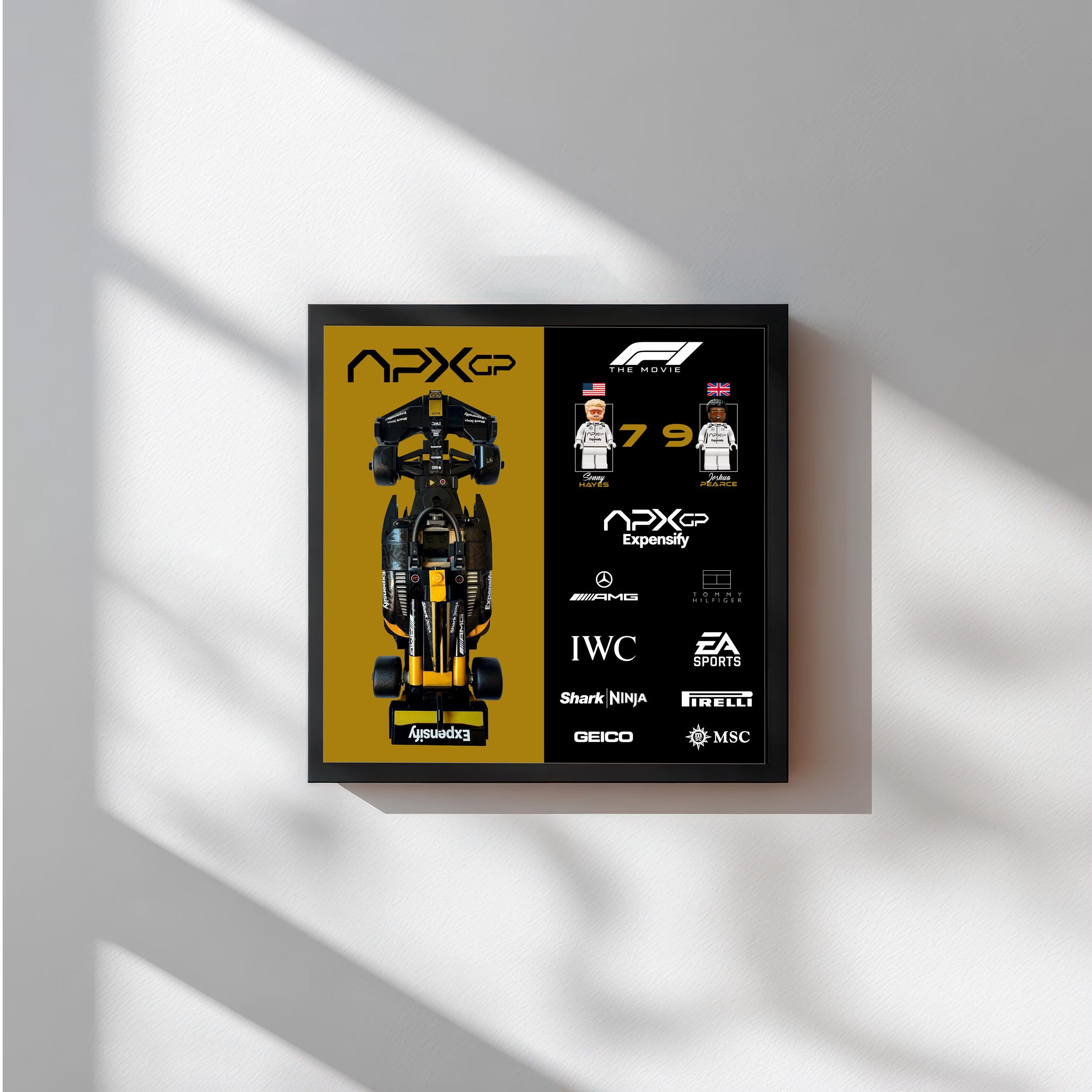 APXGP F1 Speed Champions Poster 30x30cm | Digital Download Racing Wall Art