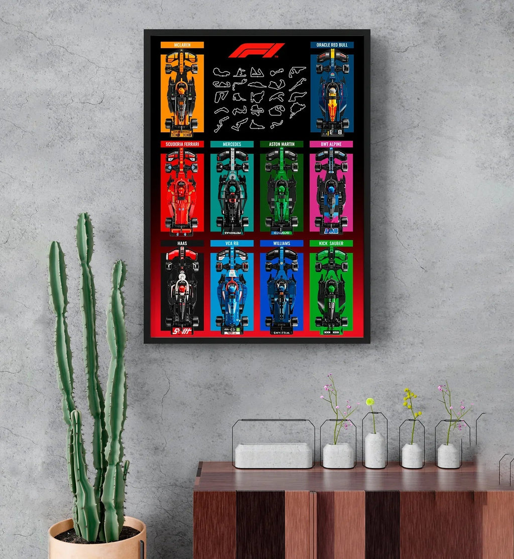 poster legof1 legoframe posterforlego formula1 frame Speedchampions Legospeedchampions